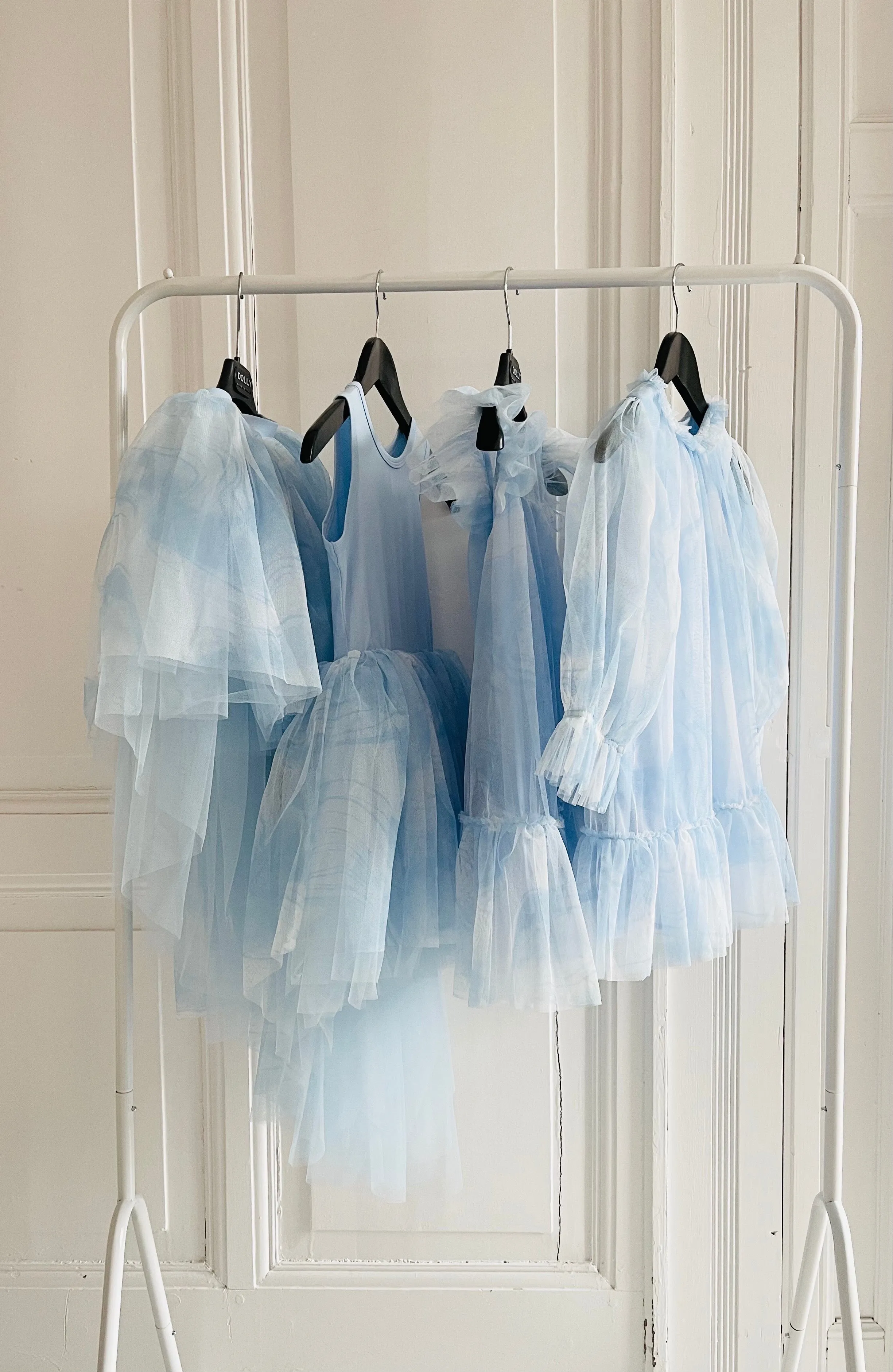 Blue Clouds Sky High-Low Tutu Dress