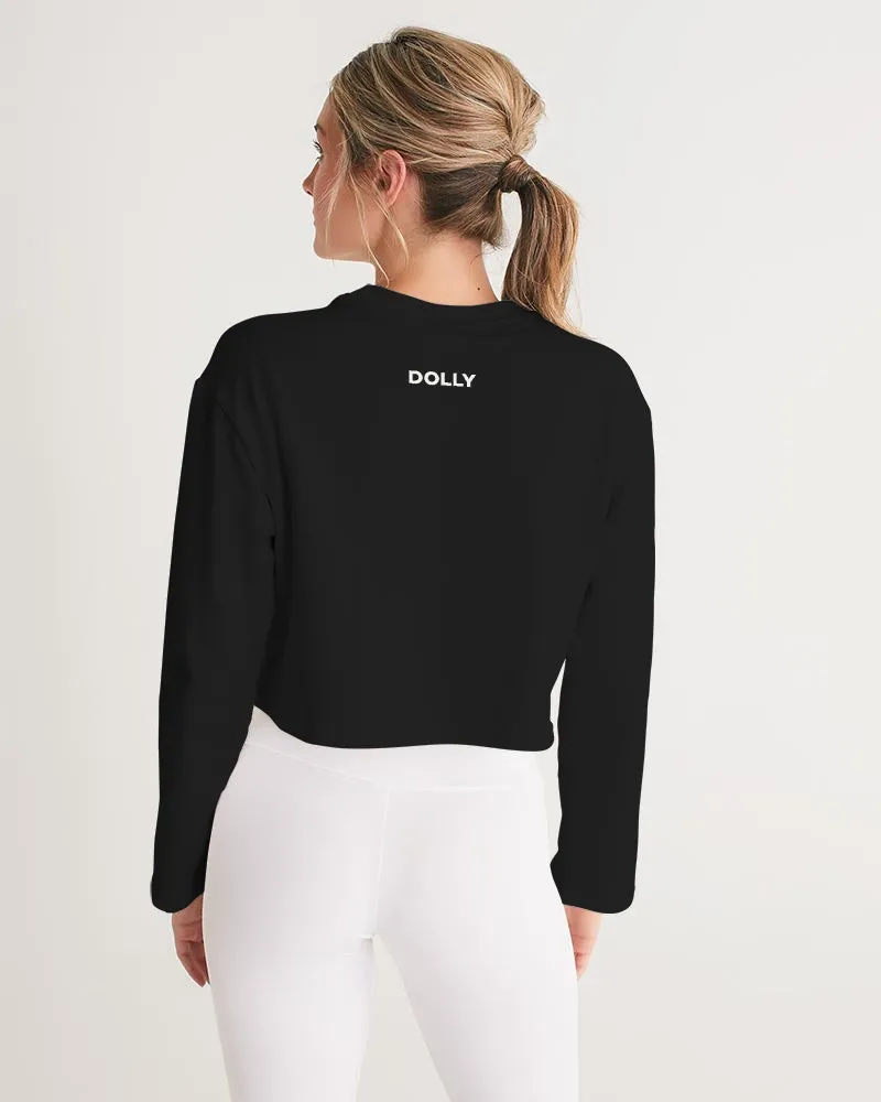 Pink Ballerina Dolls Cropped Sweatshirt