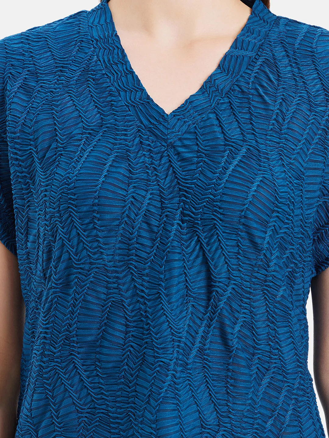 Textured Top Dorothy Half Sleeves