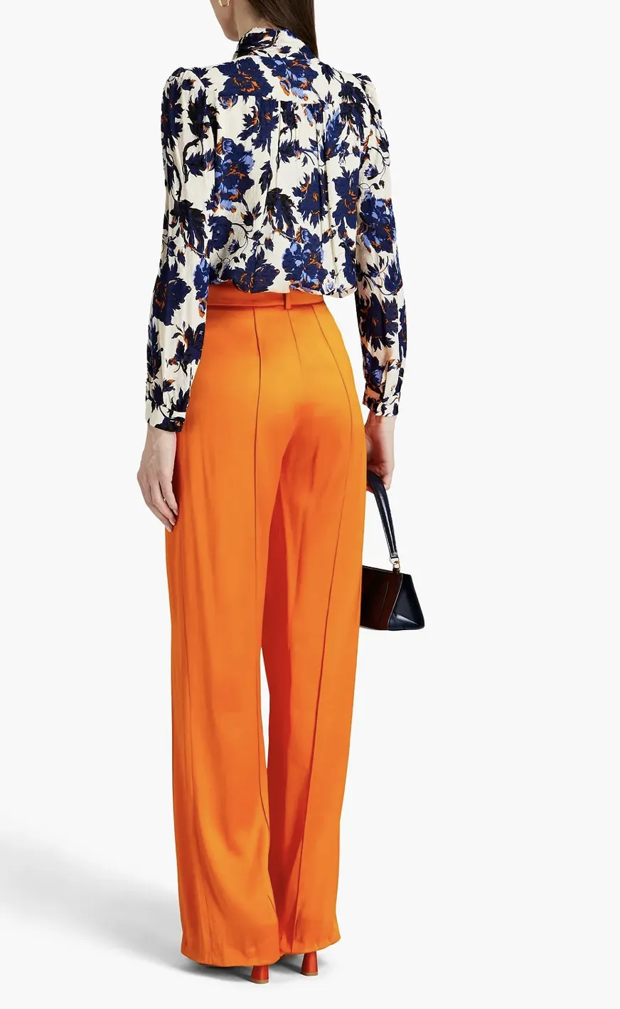 Floral Long Sleeves Party Style Blouse by DIANE von FURSTENBERG