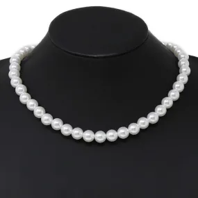 Pearl Beaded Short Necklace