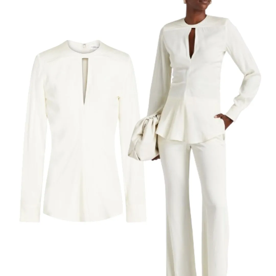 Victoria Beckham Plain Elegant Party Formal Bridal Style