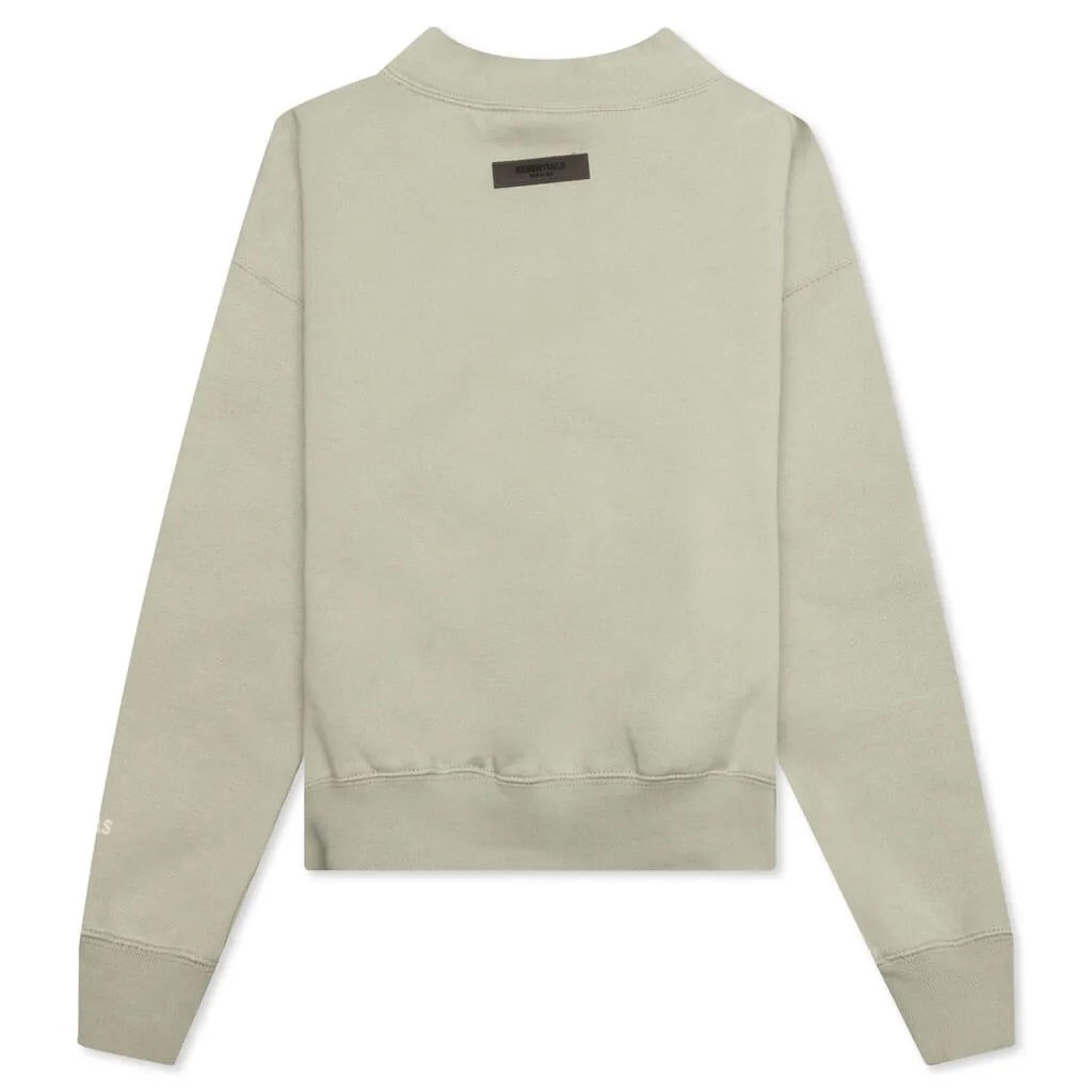 Kids' Essential Seafoam Mockneck