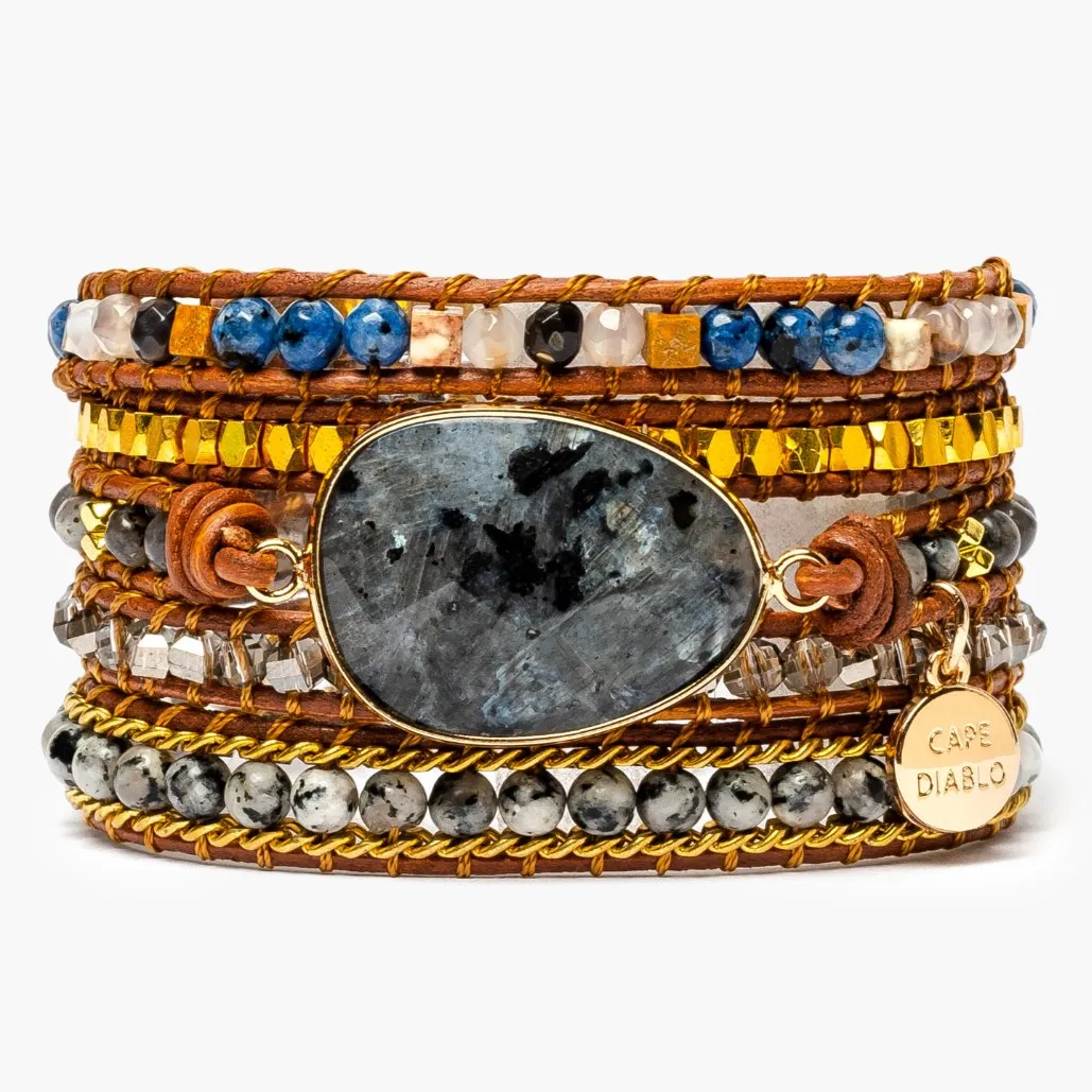 Labradorite Wrap Bracelet