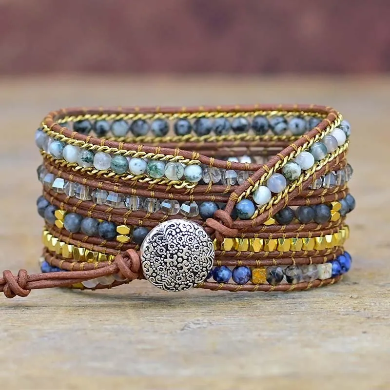 Labradorite Wrap Bracelet