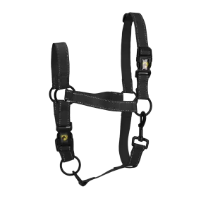 Black Premium Mini Foal Halter for Excellent Horses