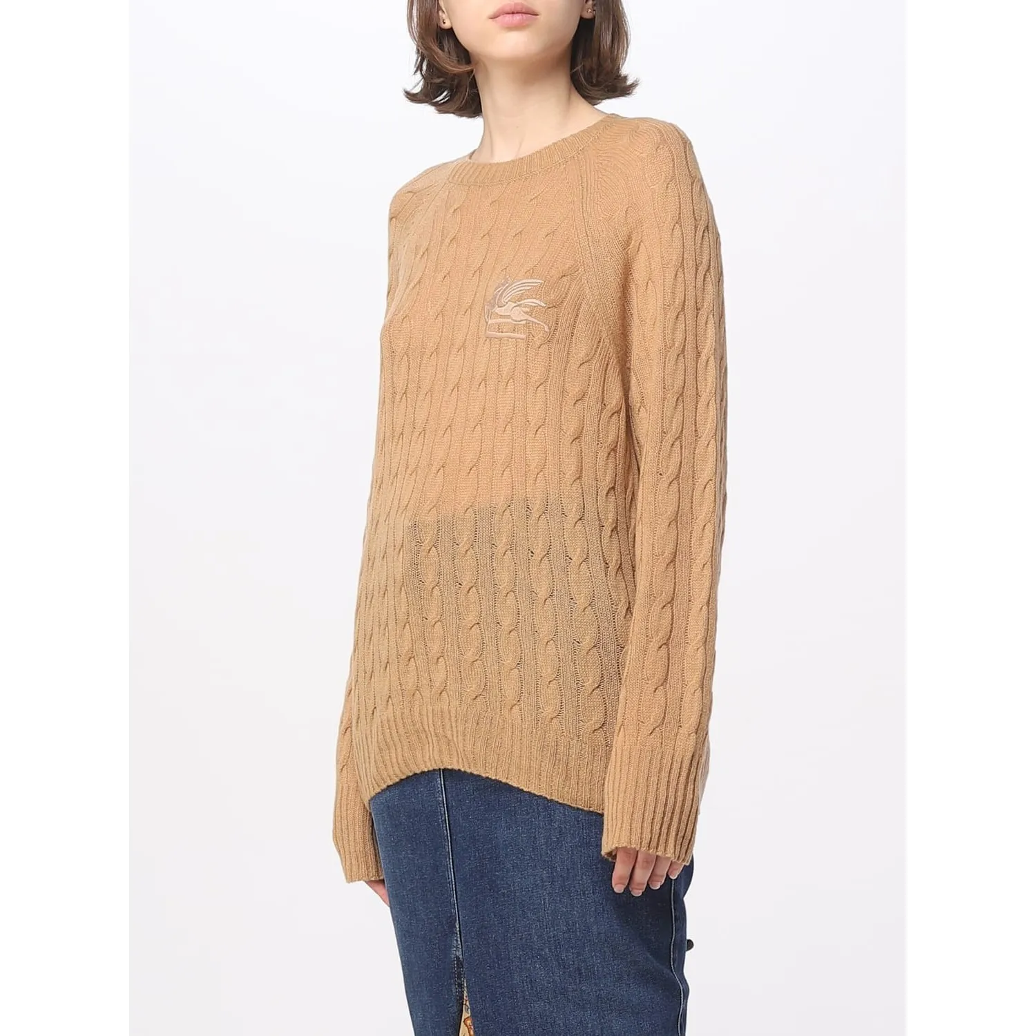 ETRO Long Sleeves Casual Formal Plain Elegant Style