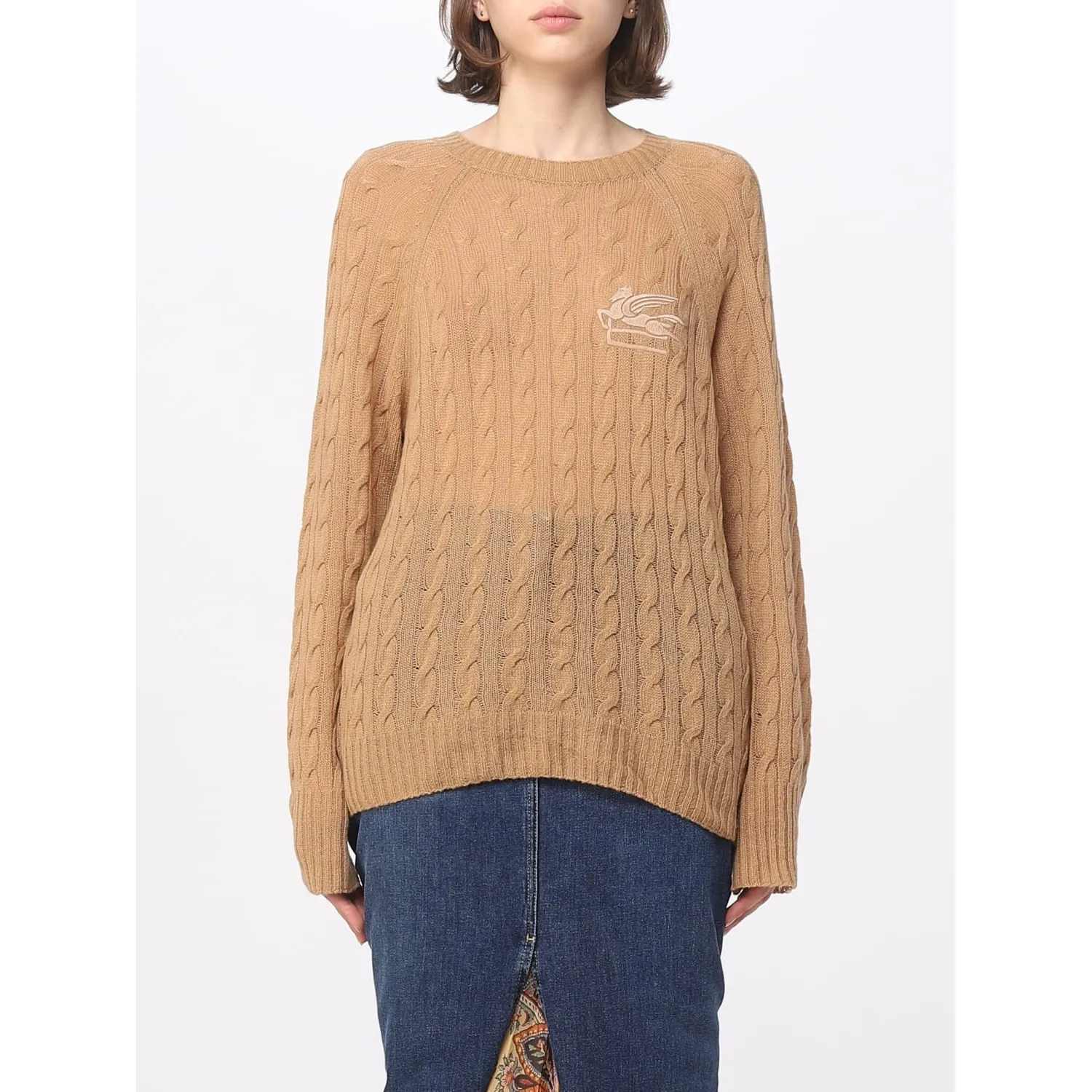 ETRO Long Sleeves Casual Formal Plain Elegant Style