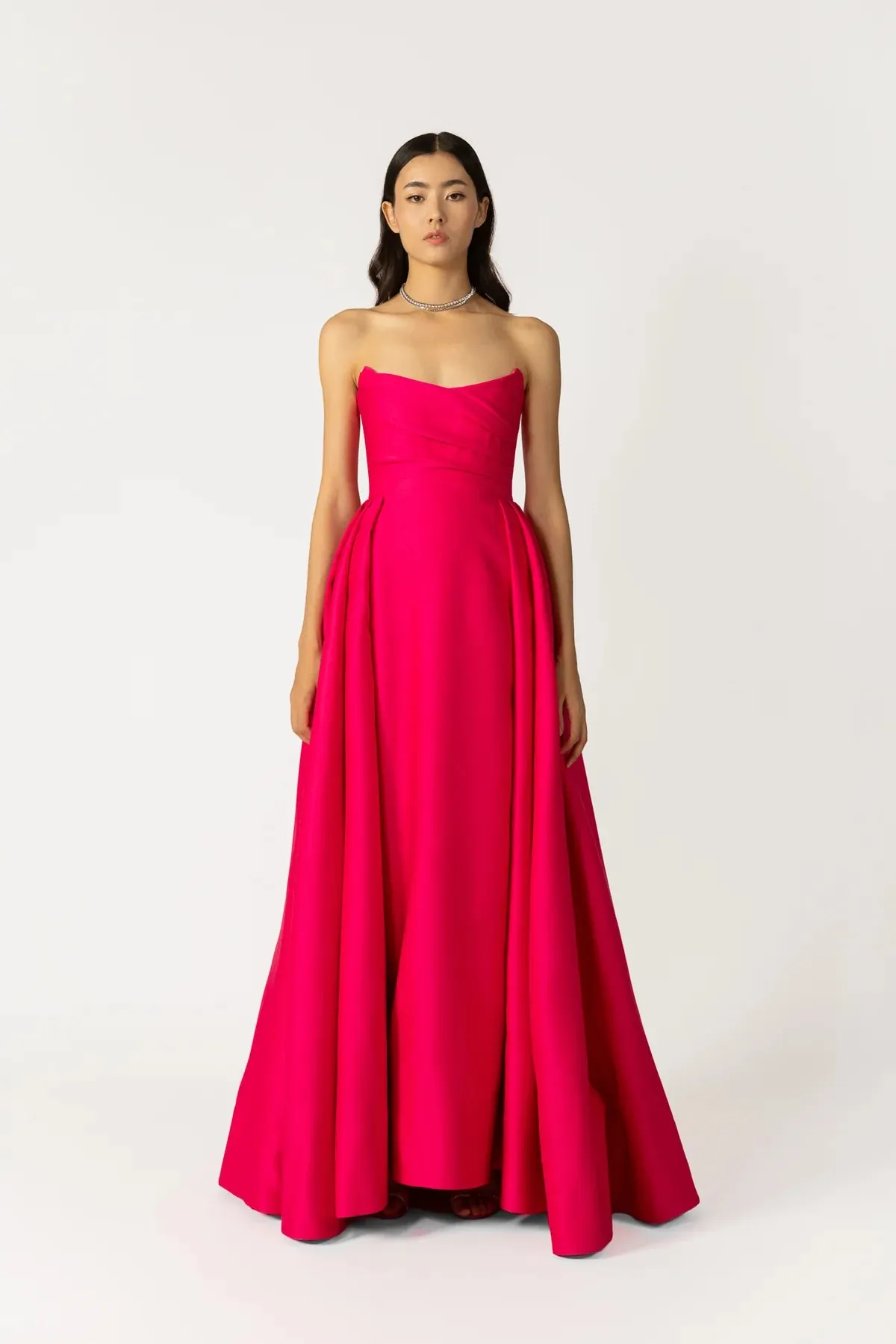 Hot Pink Barbara Gown