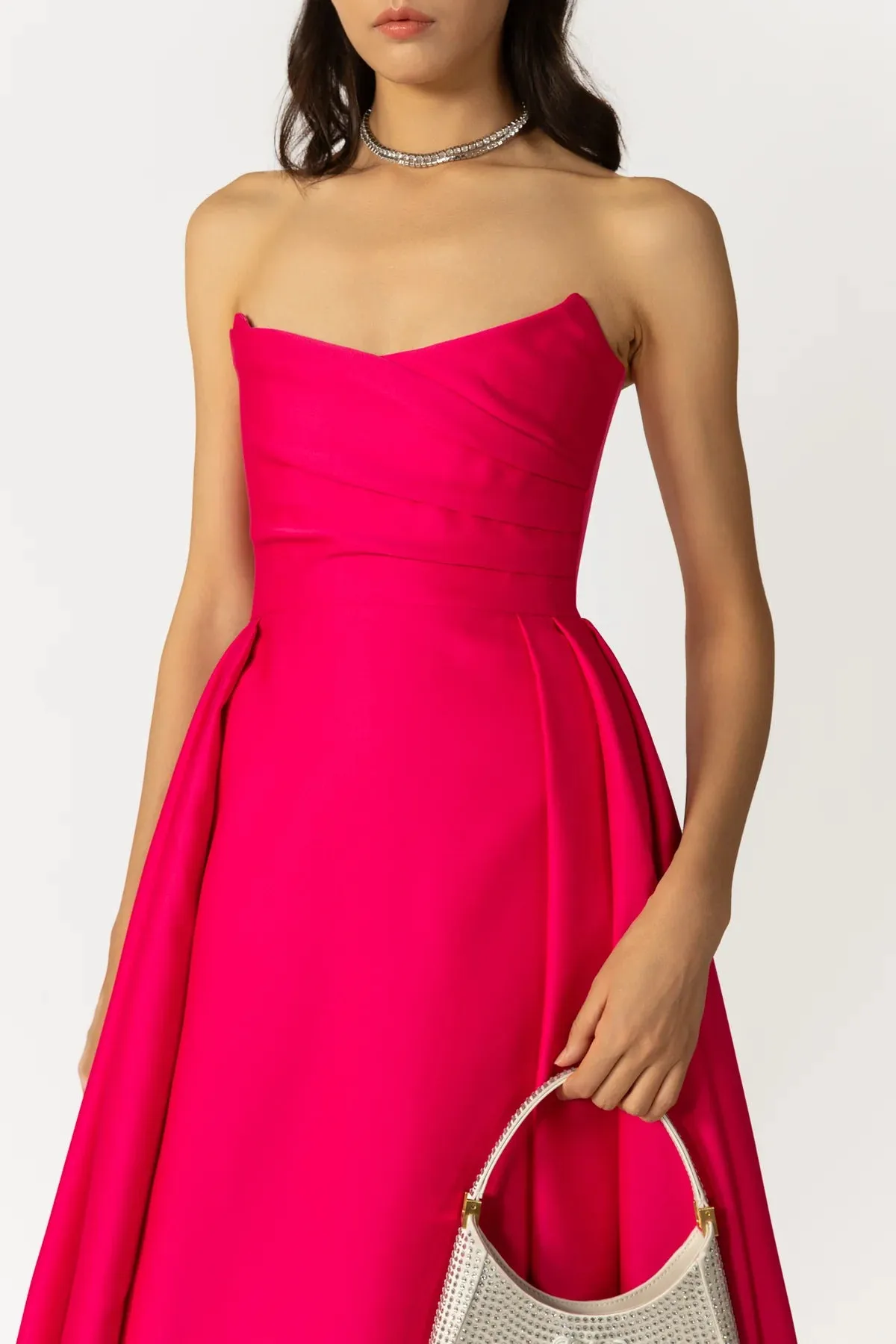 Hot Pink Barbara Gown