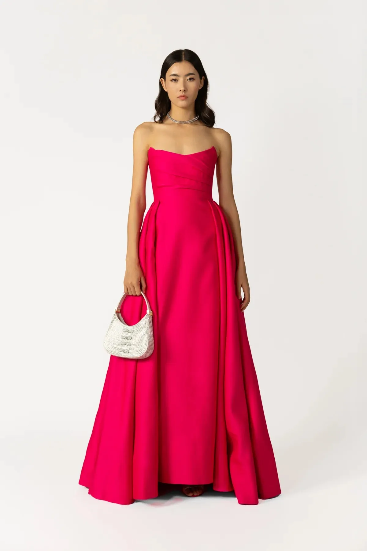 Hot Pink Barbara Gown