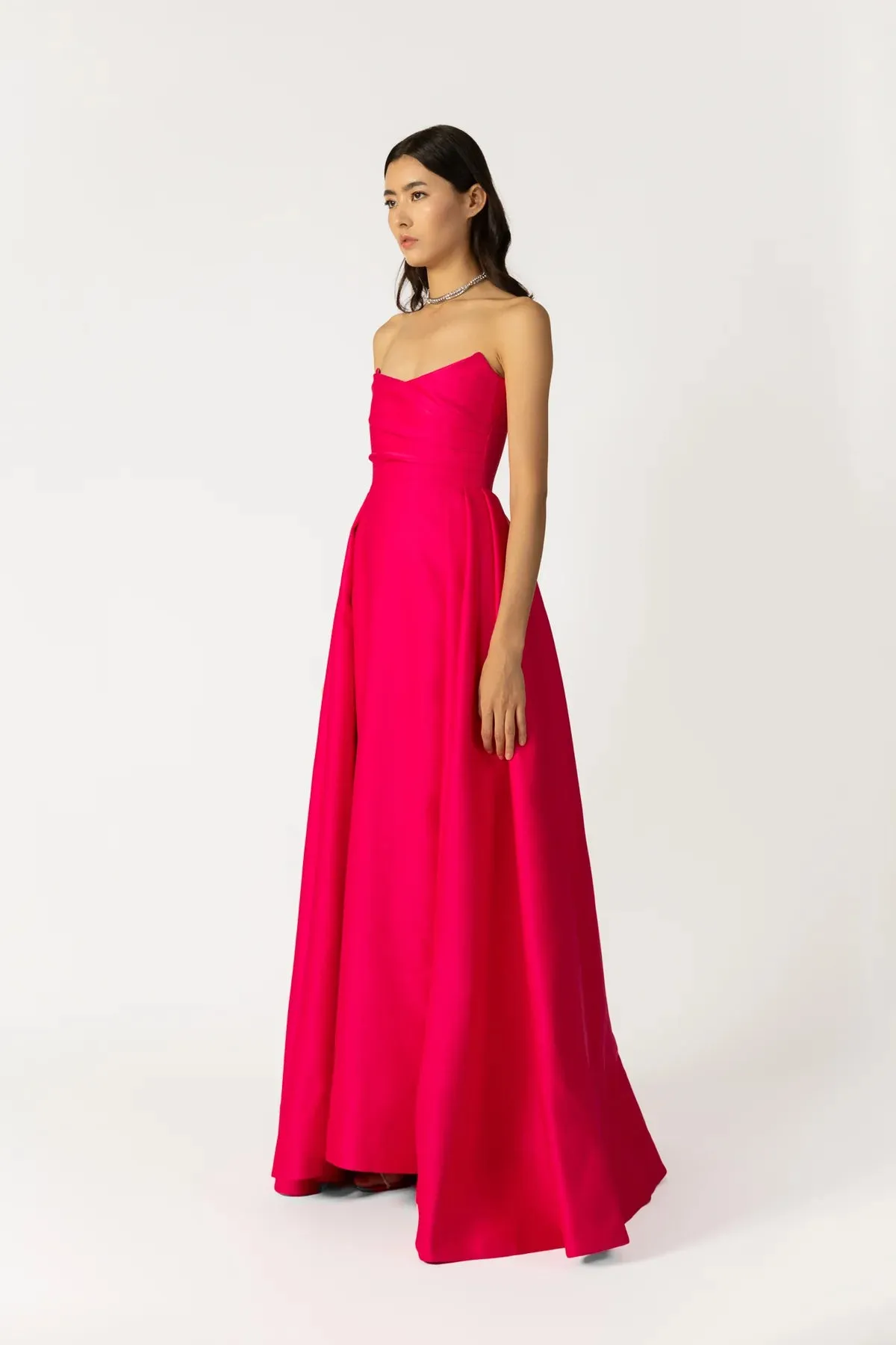 Hot Pink Barbara Gown