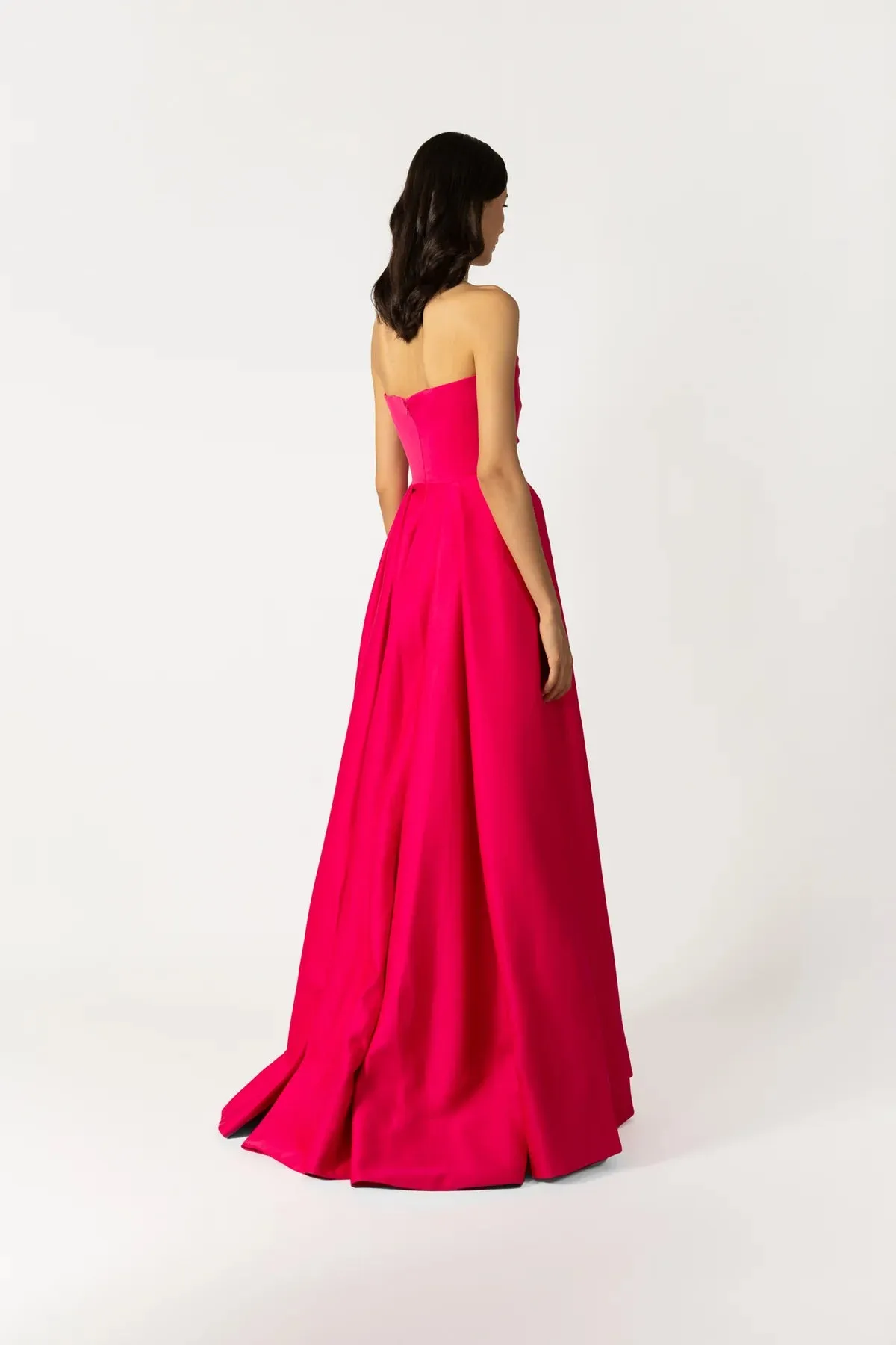 Hot Pink Barbara Gown