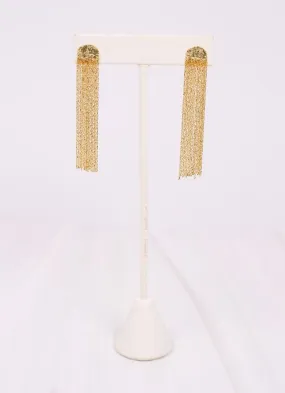 Gold Bridget Fringe Earring