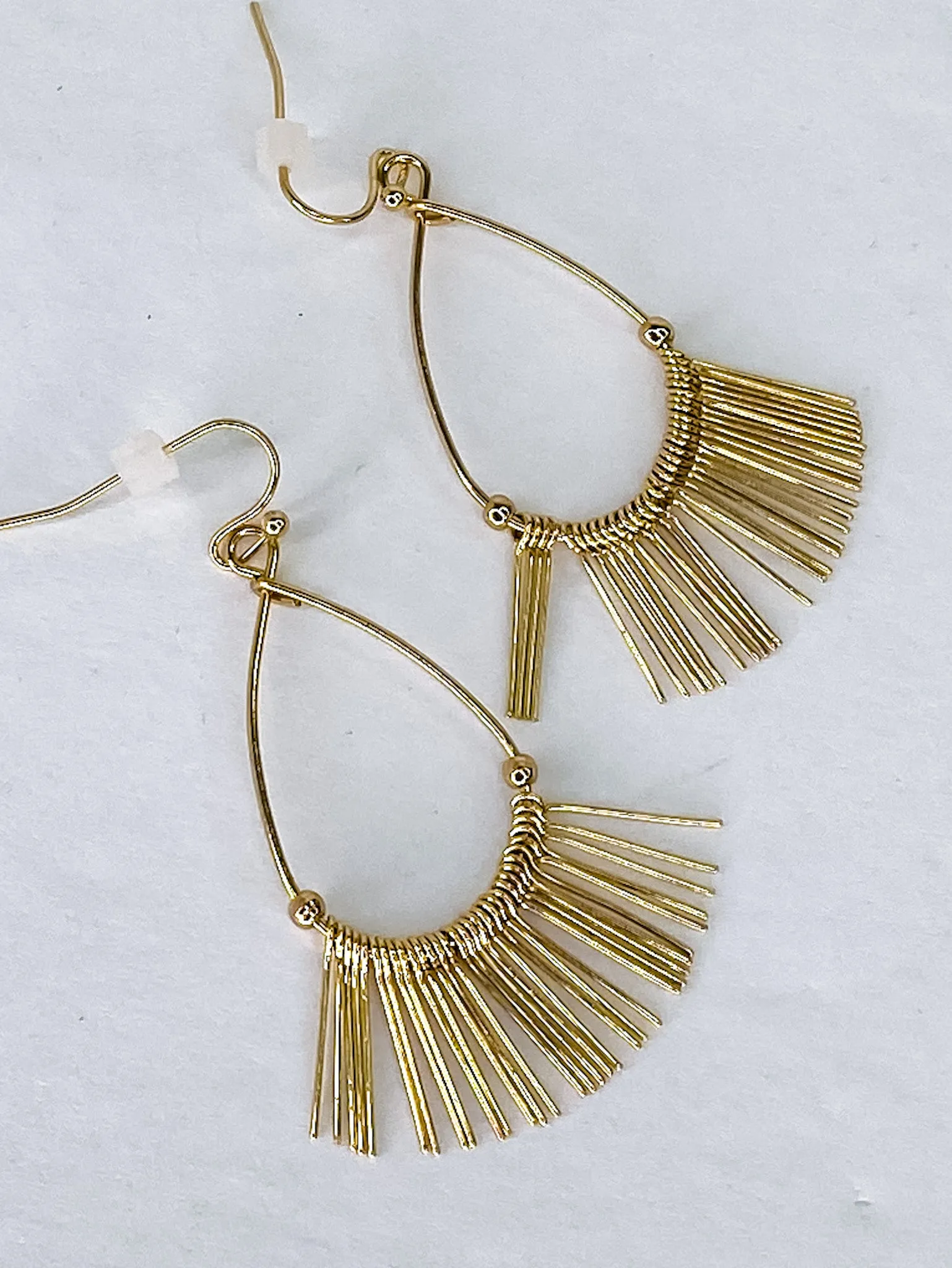 Teardrop Fringe Earrings