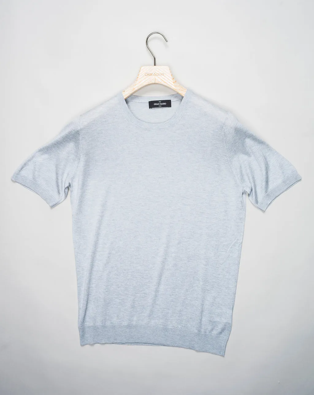 Gran Sasso Burned Red Linen Knit Tee