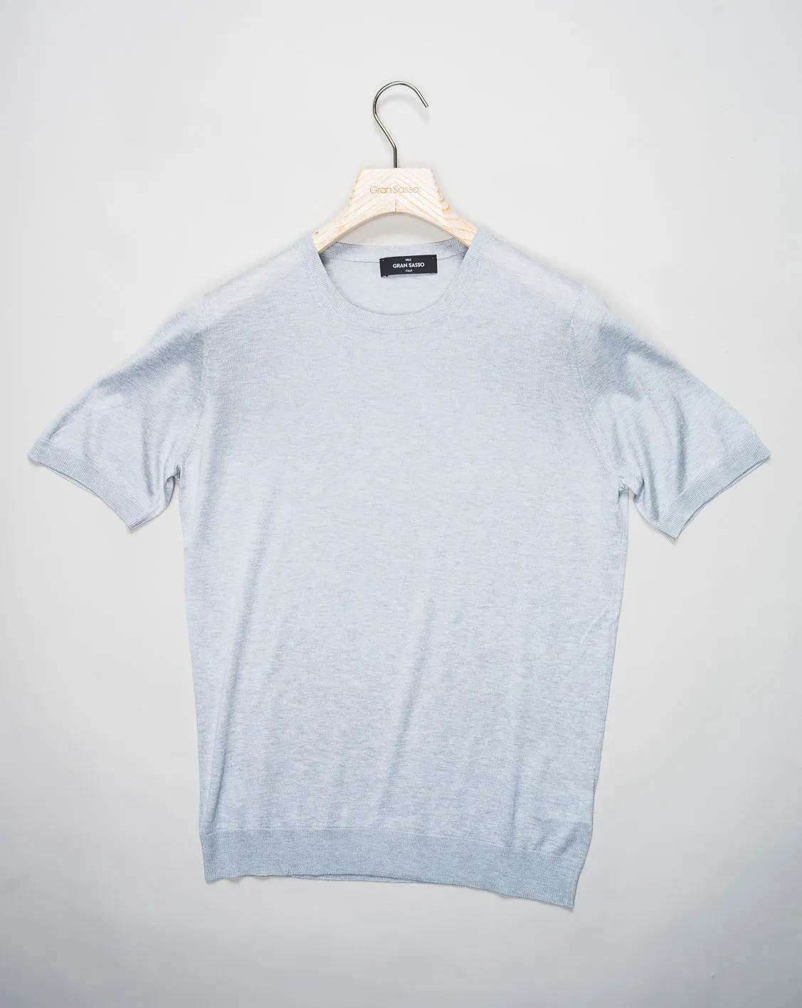 Gran Sasso Burned Red Linen Knit Tee