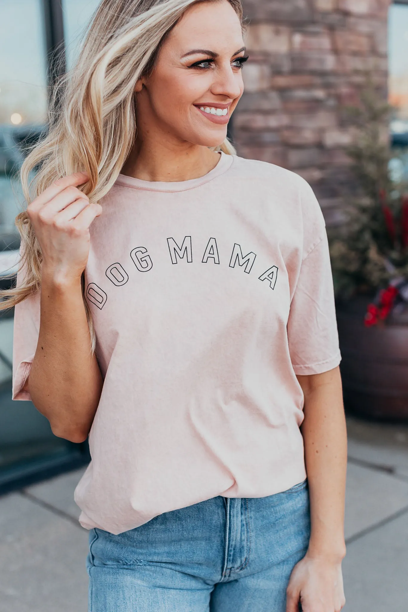 Dog Mama Graphic Tee in 4 Colors by Oat Collective