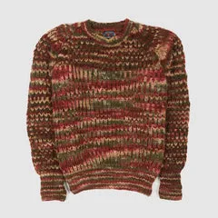 Hand-Knit Crew Neck Pullover by Chamula