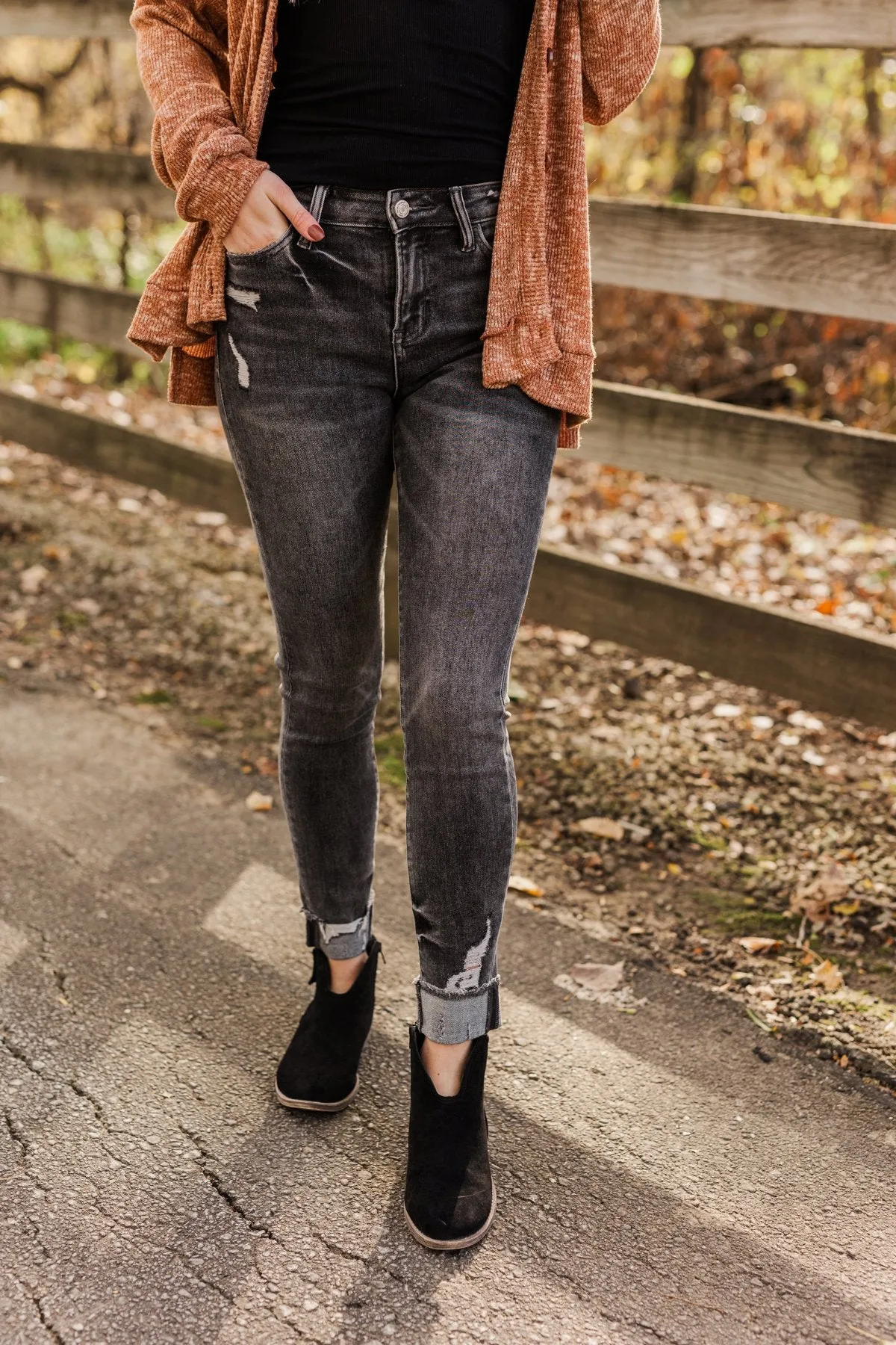 Aria Wash High-Rise Skinny Jeans