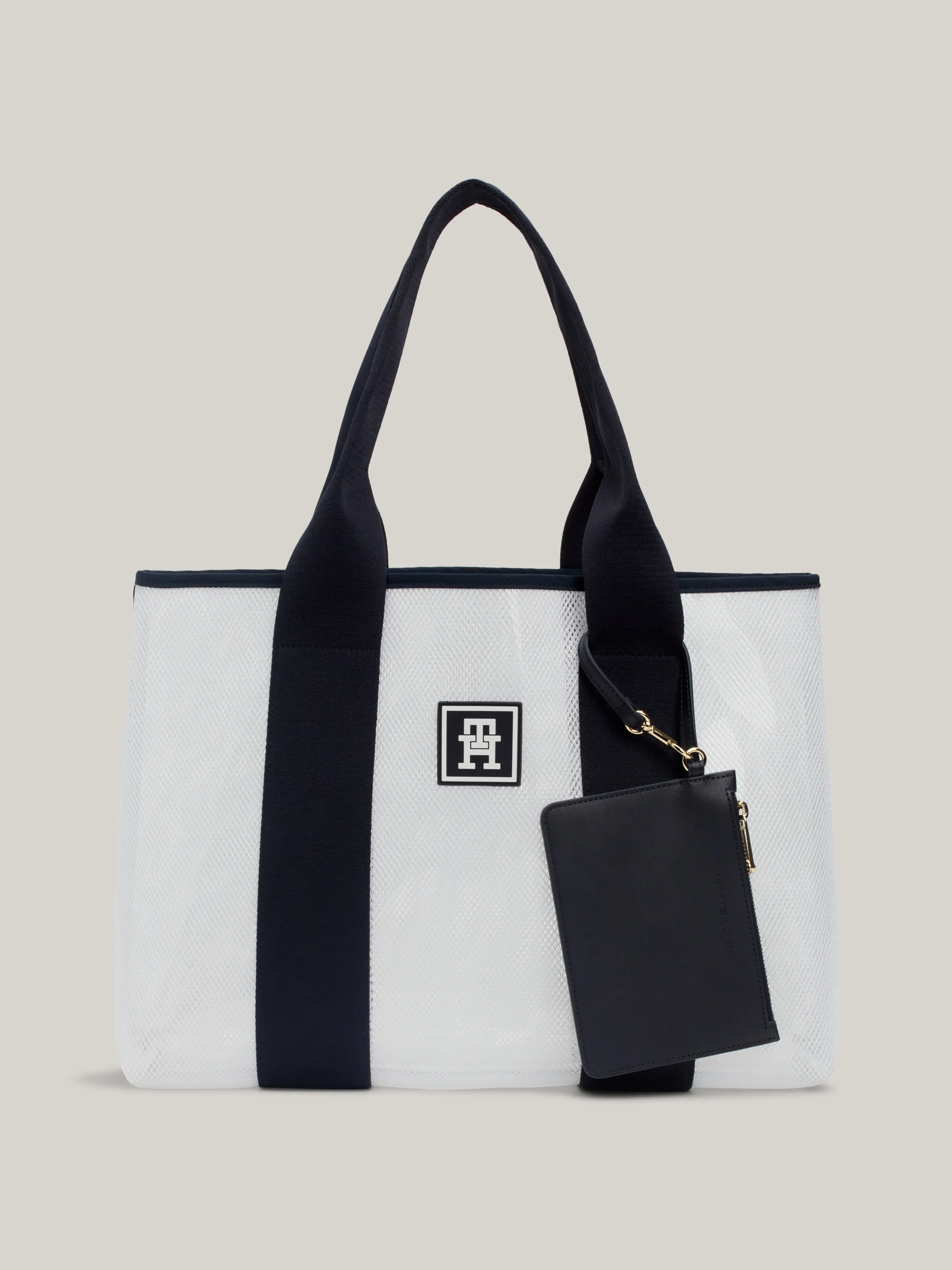 Hilfiger Monotype Small Mesh Tote Tommy Hilfiger