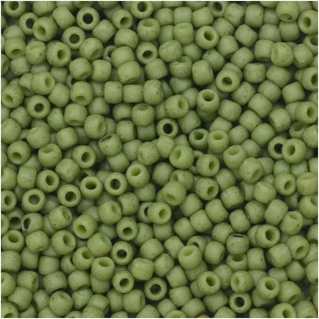 Toho Seed Beads Round 11/0 Semi Glazed Honeydew 8g