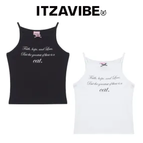 Street Style Cotton Tanks & Camisoles