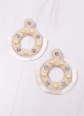 Ivory Mercier Embellished Earring