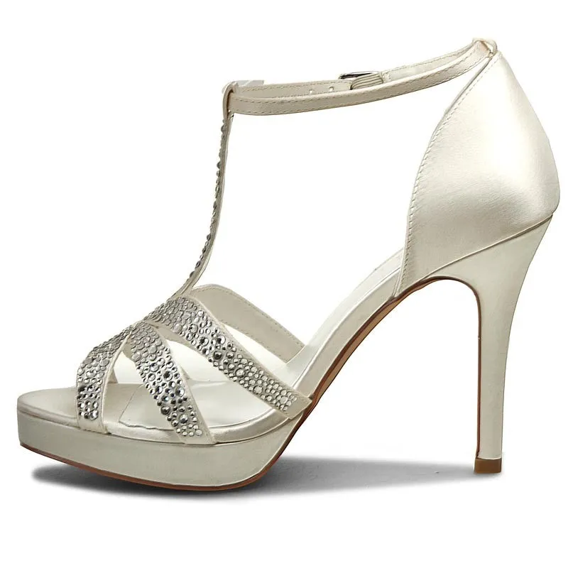 Ivory Platform Sandal 07256