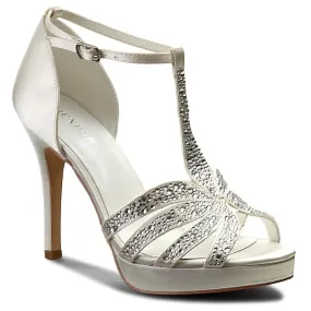 Ivory Platform Sandal 07256