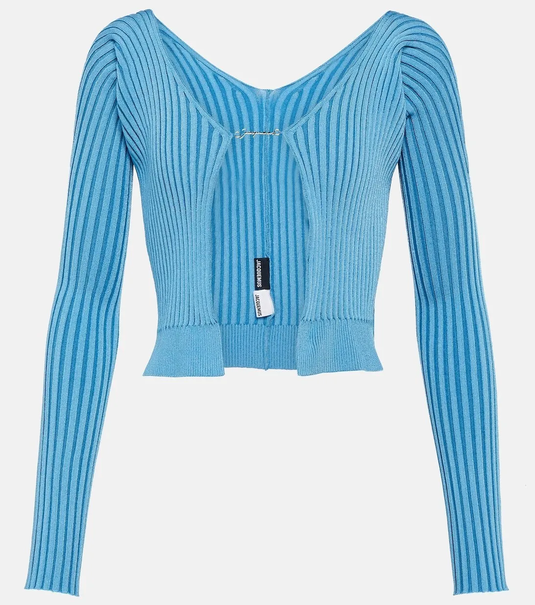 JACQUEMUS Plain Long Sleeve Party Top