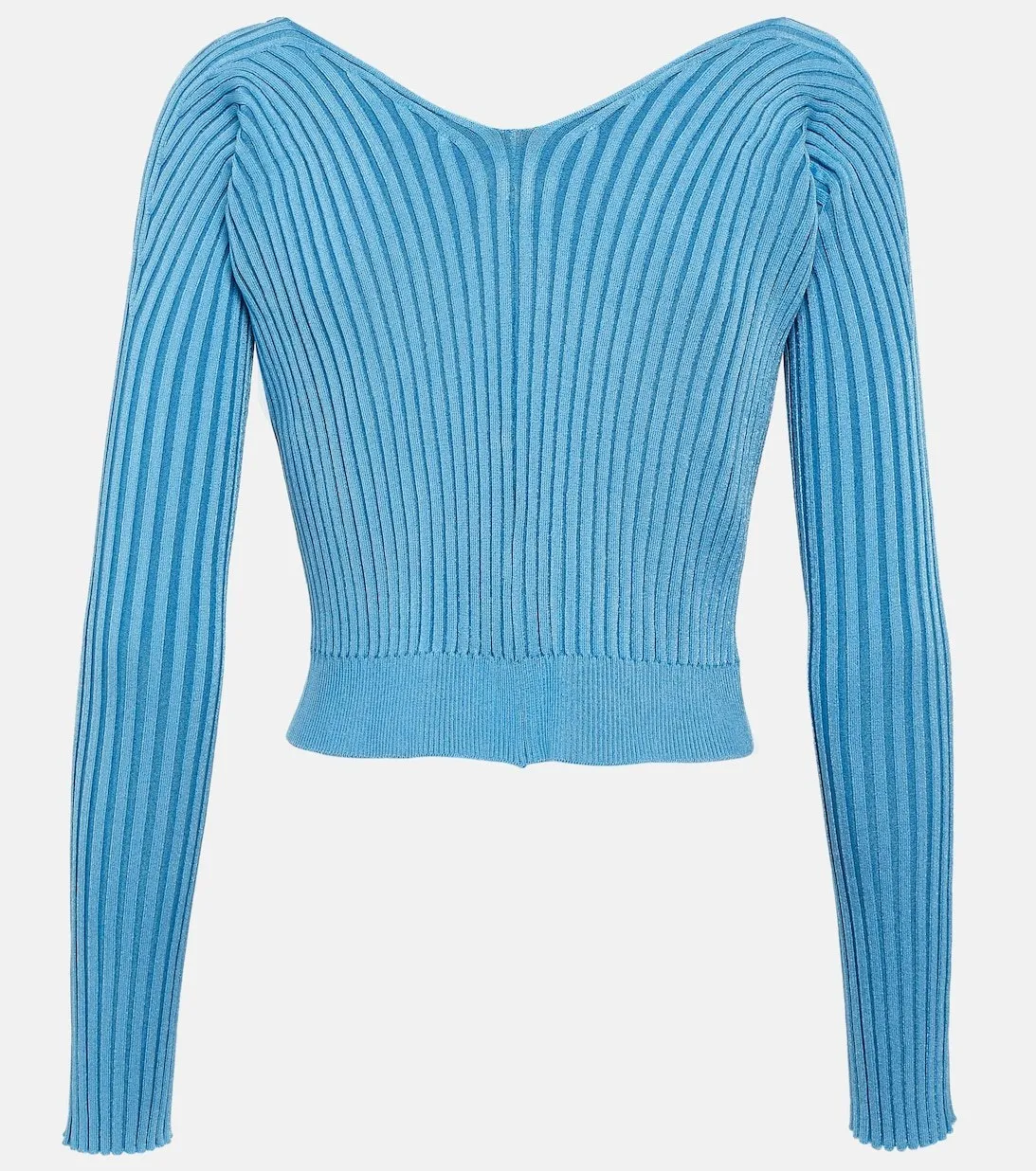 JACQUEMUS Plain Long Sleeve Party Top