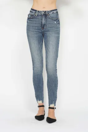 Judy Blue Tummy Control Distressed Skinny Jeans