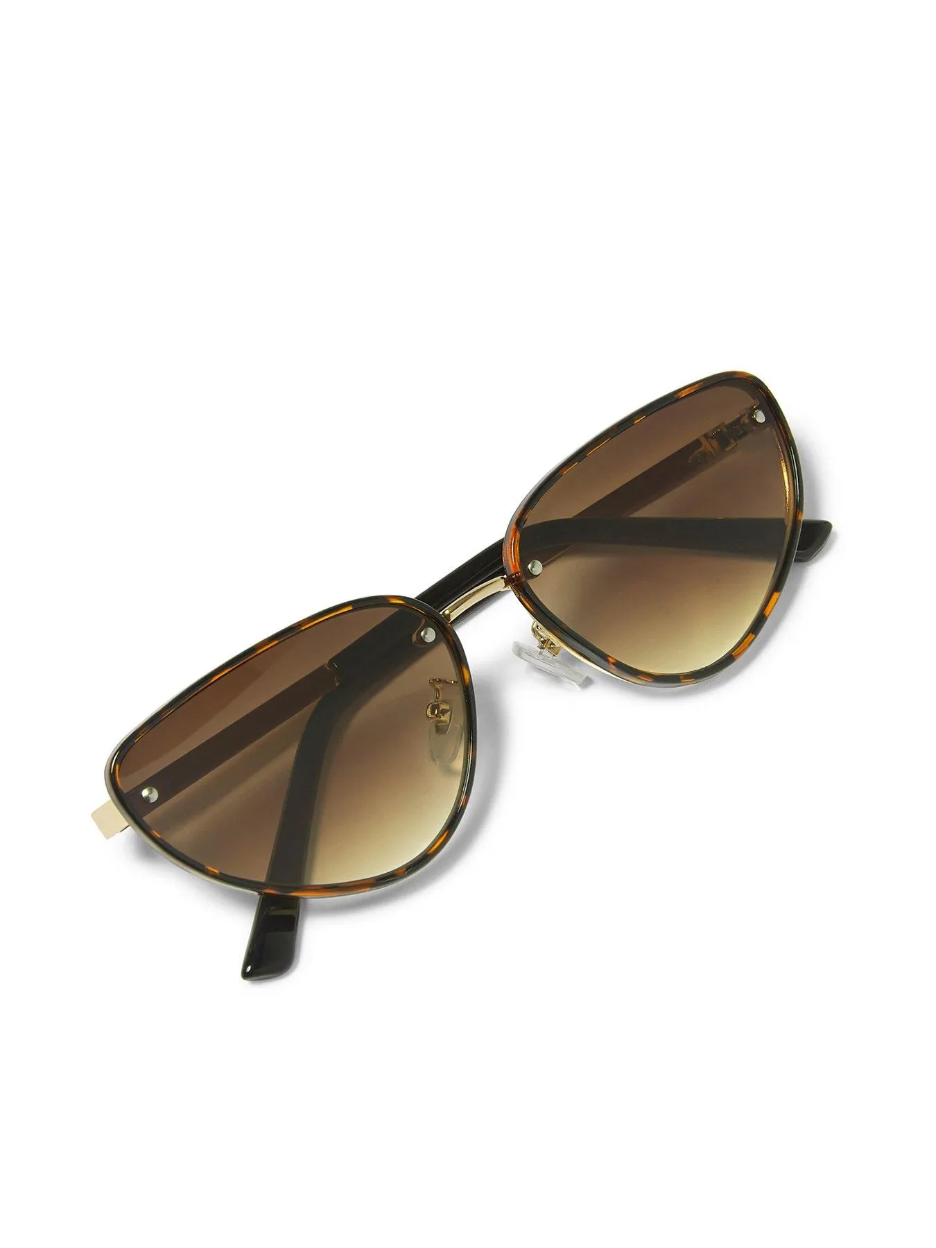 Katie Loxton Saint - Tropez Cat Eye Sunglasses - Brown