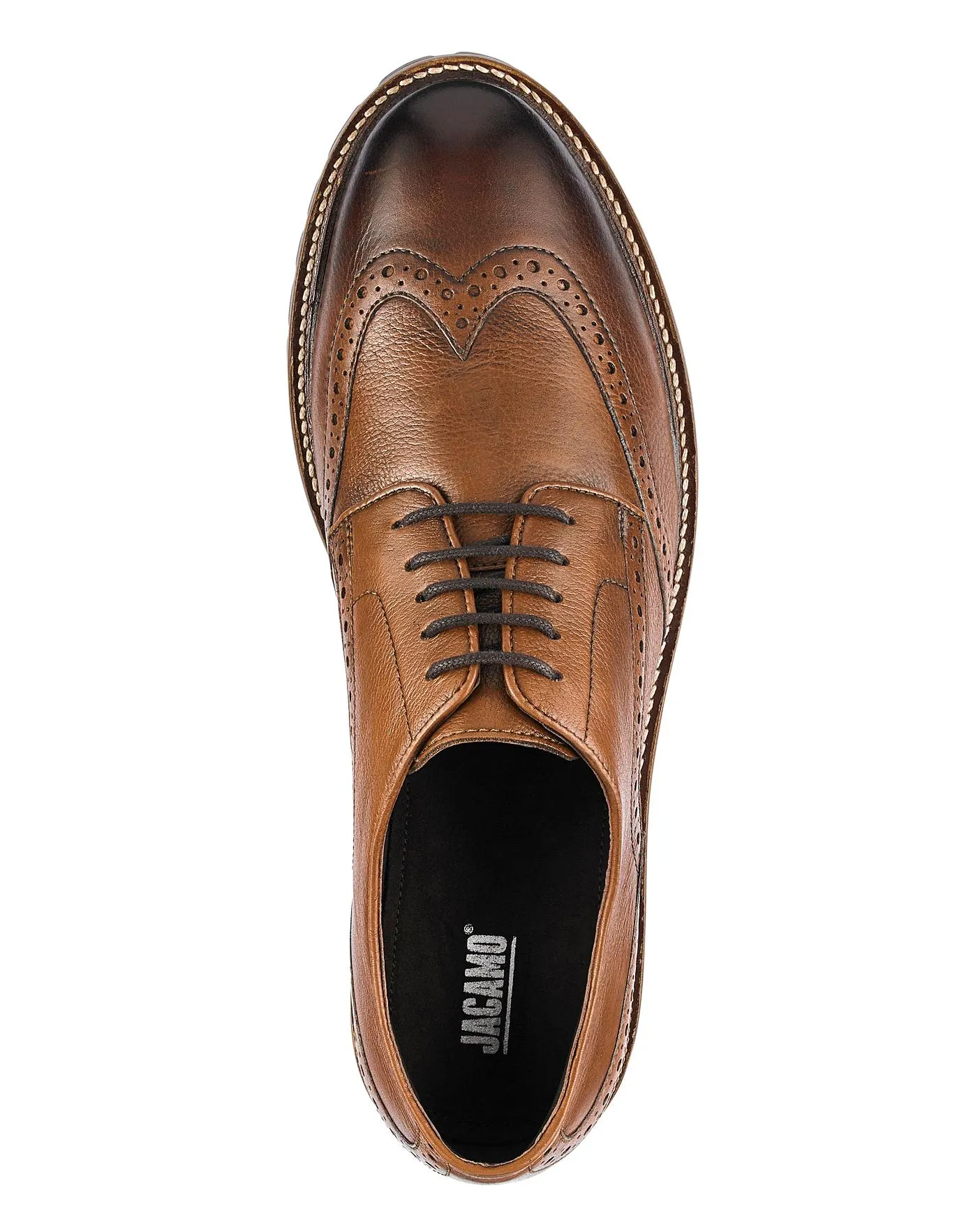 Extra Wide Fit Leather Brogues on Sale