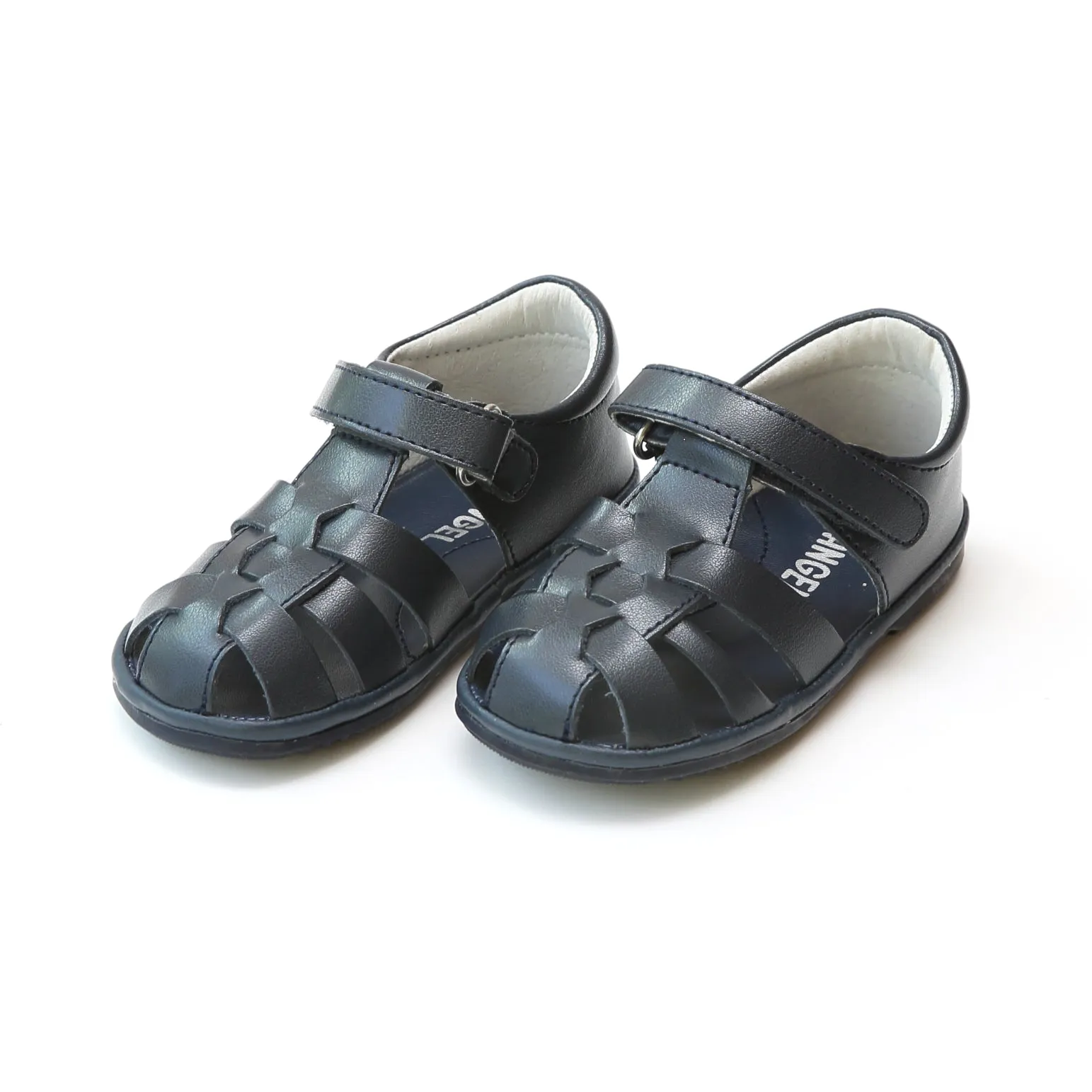 Brown Leather Fisherman Sandal for Babies