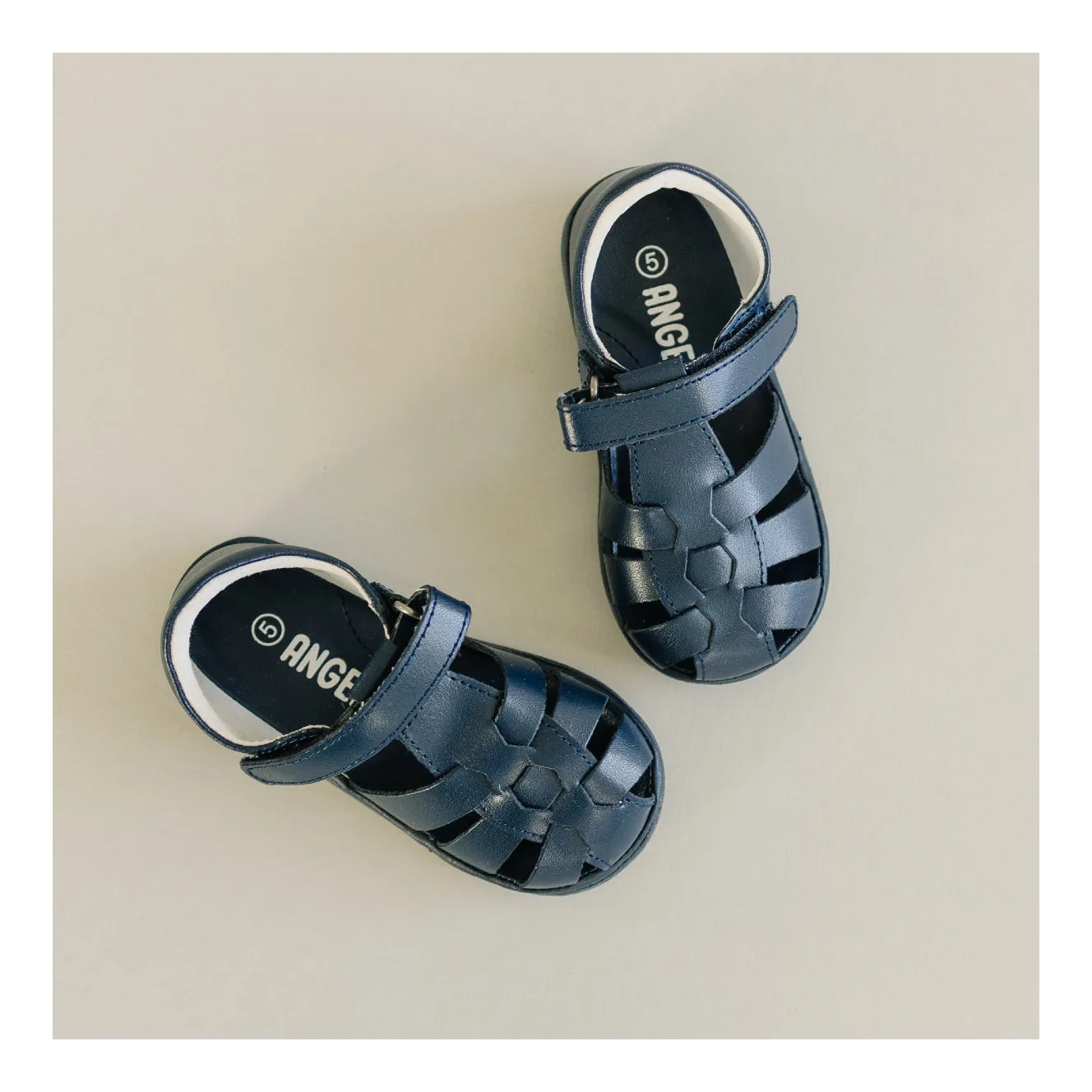 Brown Leather Fisherman Sandal for Babies