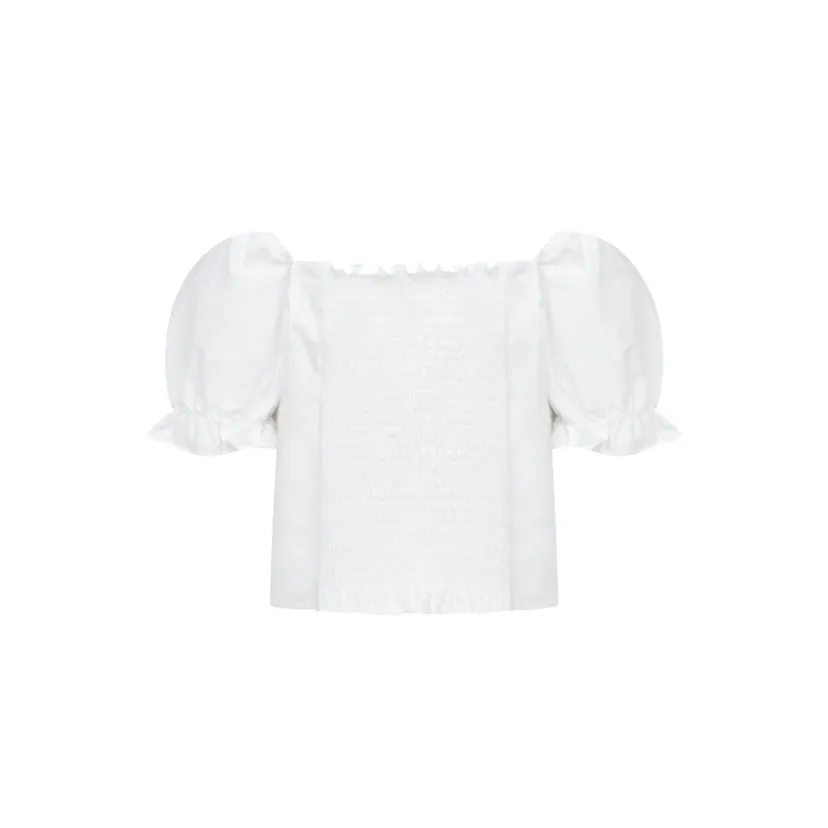 *Cotton Cropped Dolman Top by LETTER FROM MOON