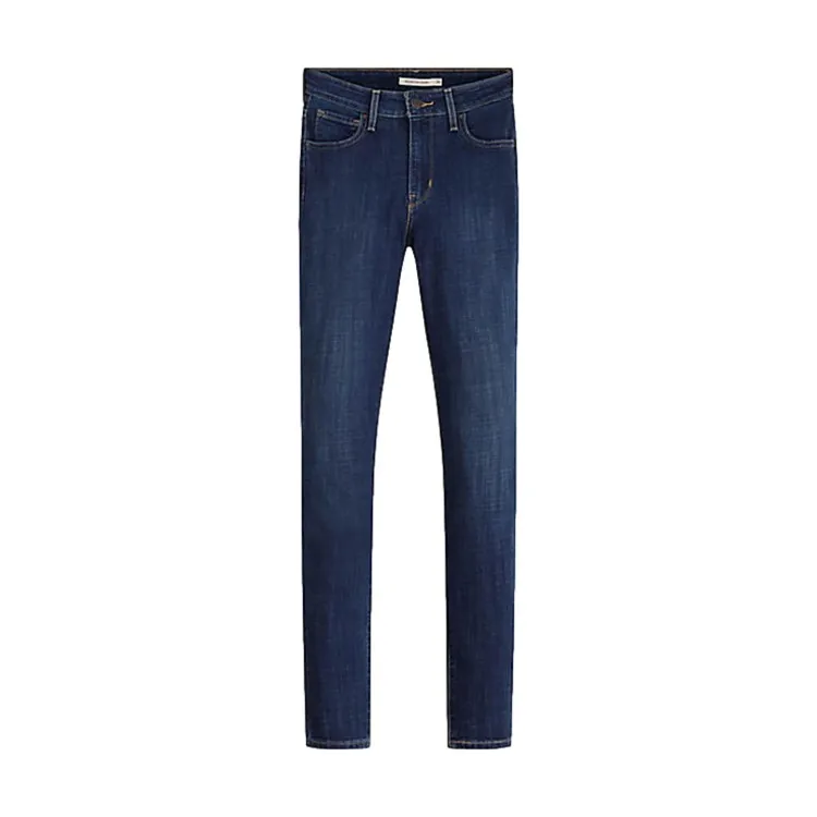 High Rise Skinny Blue Jeans in Donna Blue Story