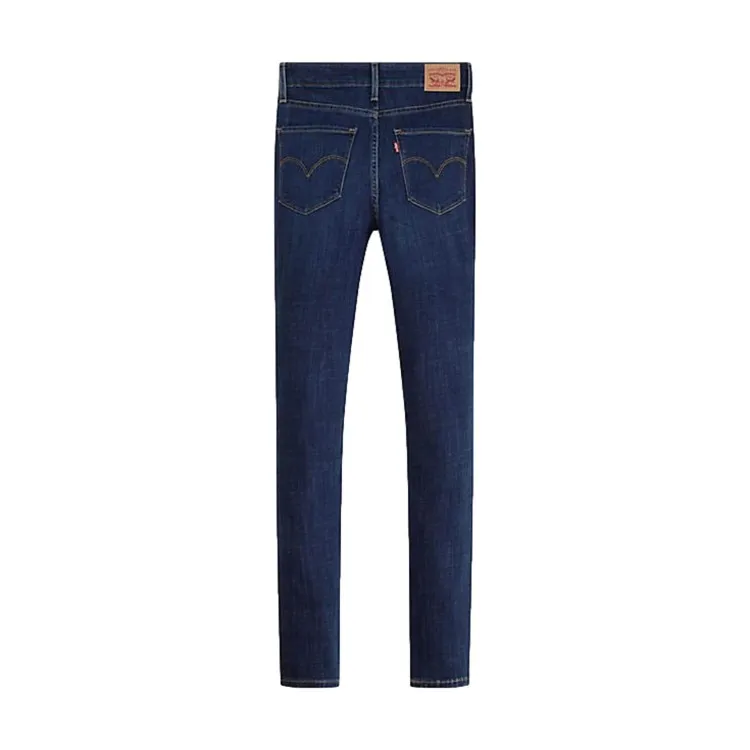 High Rise Skinny Blue Jeans in Donna Blue Story