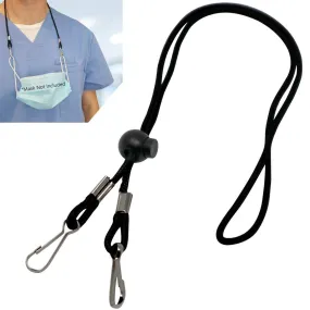 Adjustable Length Lanyard for Face Shield, Pack of 2/5