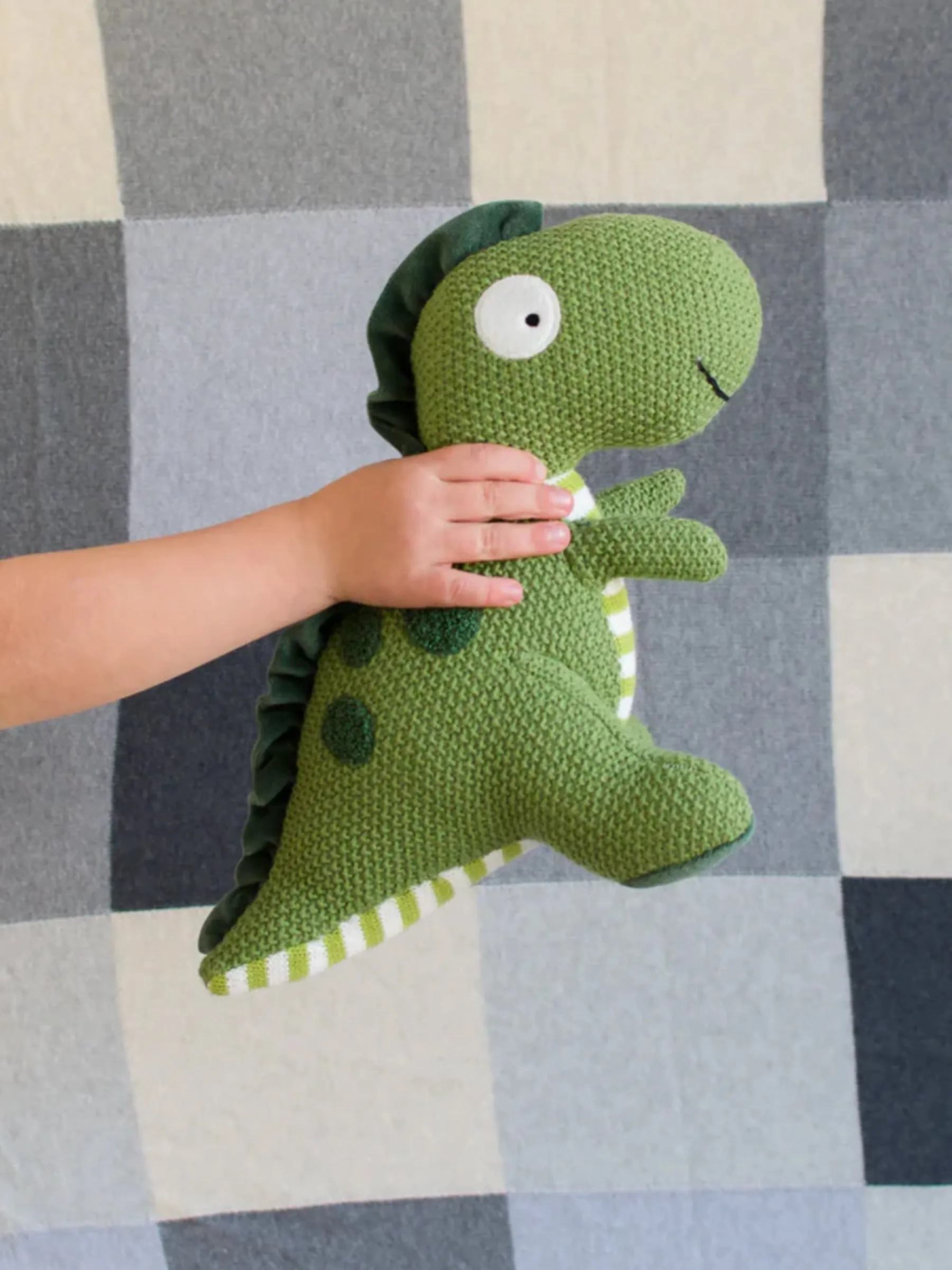 Big Dodger Knitted Dinosaur Toy