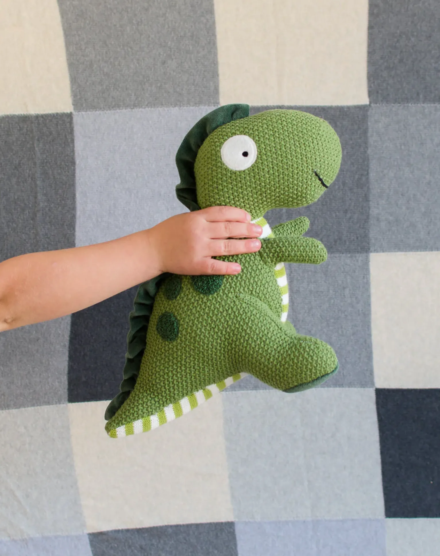 Big Dodger Knitted Dinosaur Toy