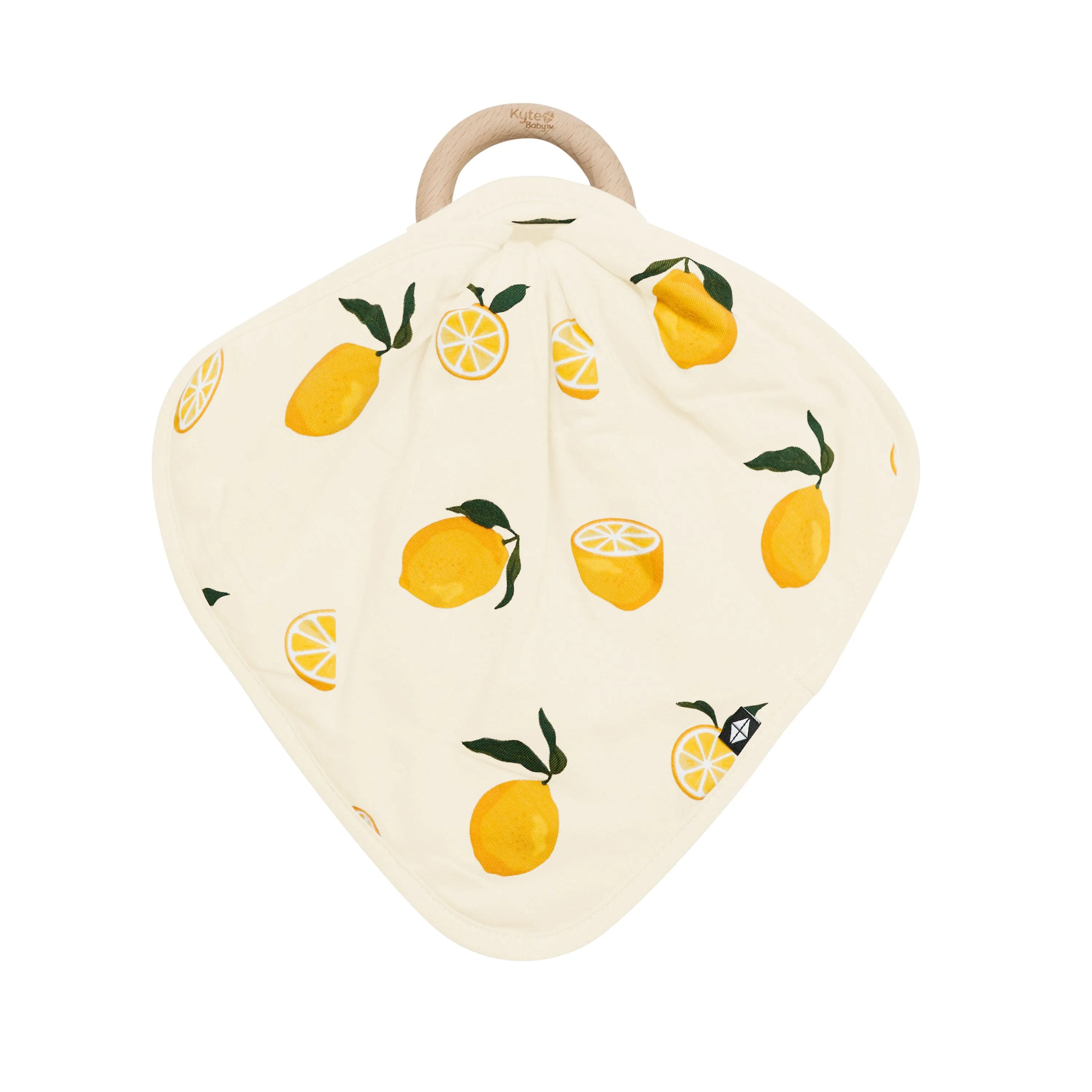 Cute Lemon Lovey with Teething Ring