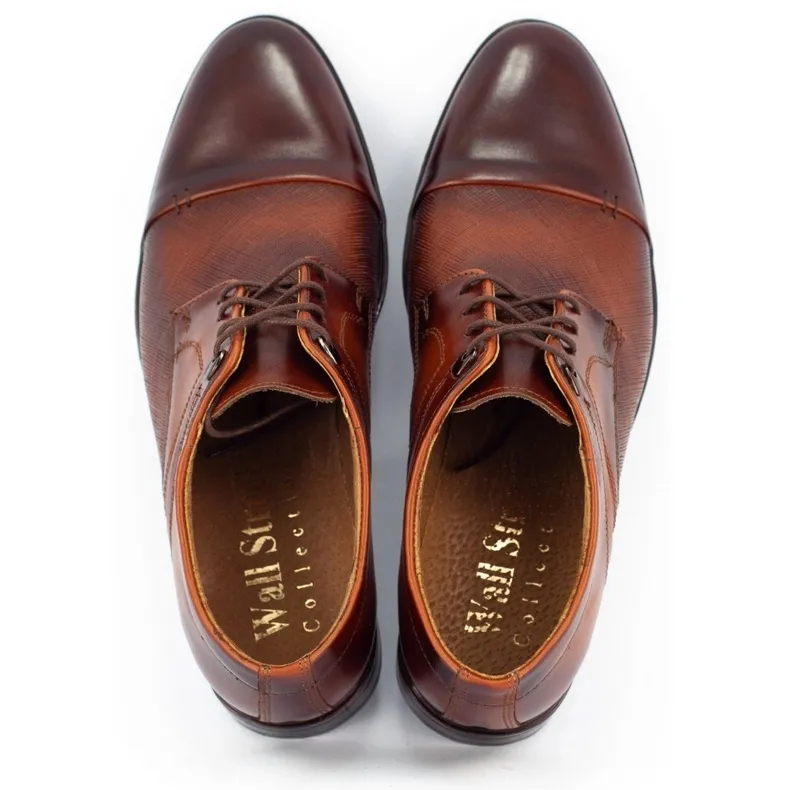 Luxury Brown Leather Men's Dress Shoes