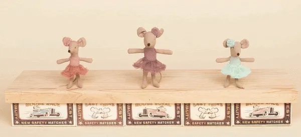 Charming Little Sister Ballerina Mouse by Maileg