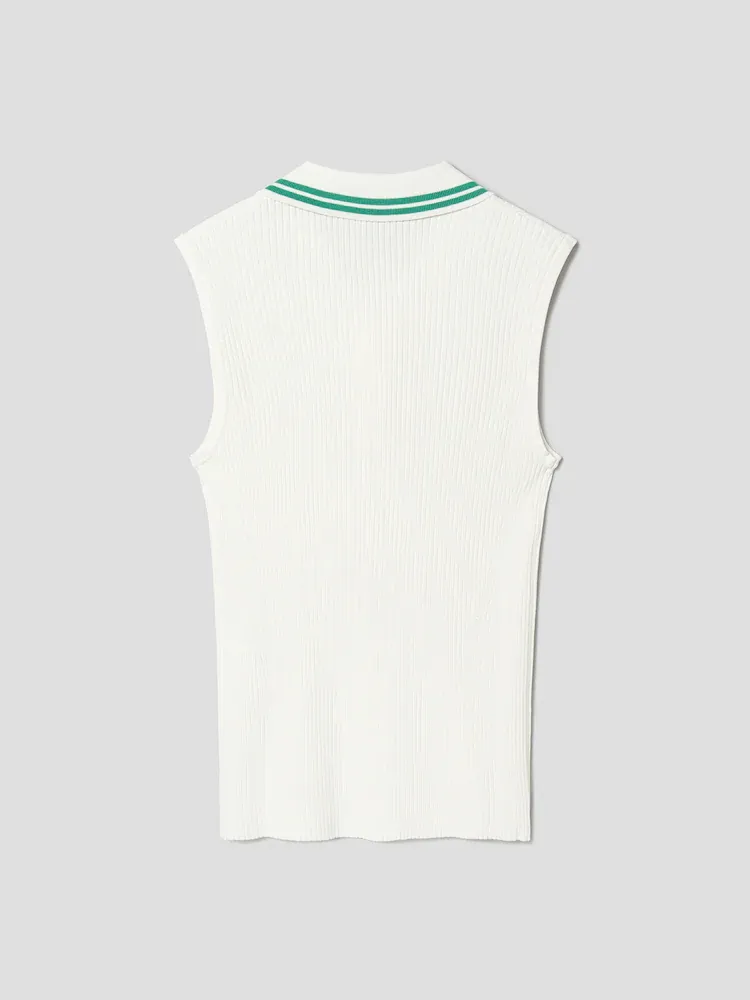 MAISON KITSUNE Sleeveless Street Style Plain Logo Tanks & Camisoles