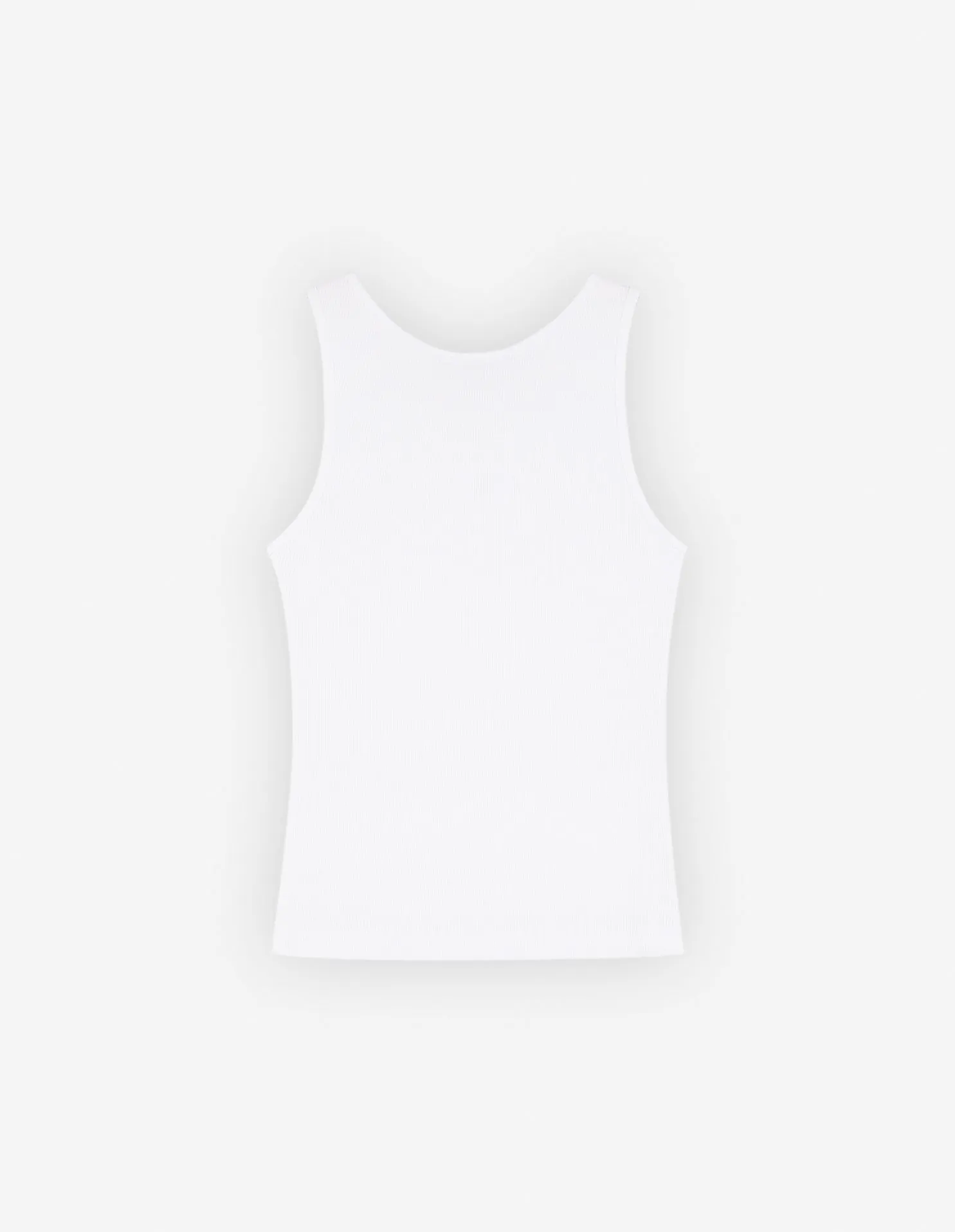 MAISON KITSUNE Street Style U-Neck Plain Cotton Logo Tanks & Camisoles