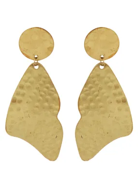 Matte Gold Dangle Earrings