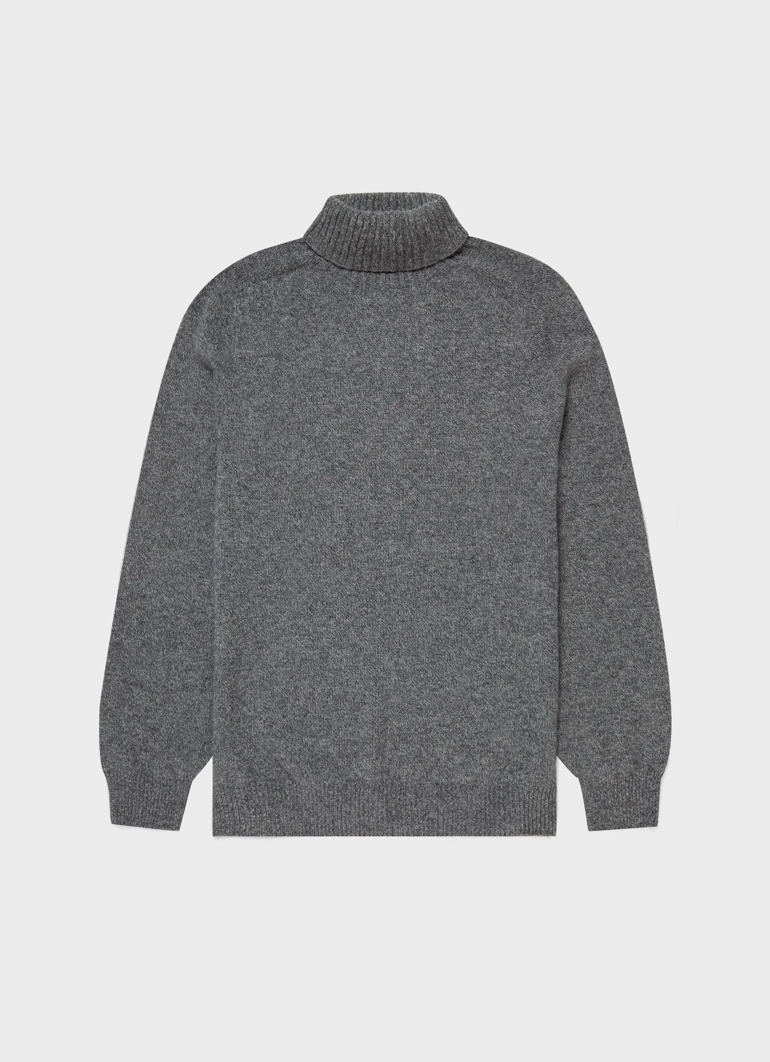 Grey Roll Neck Sweater